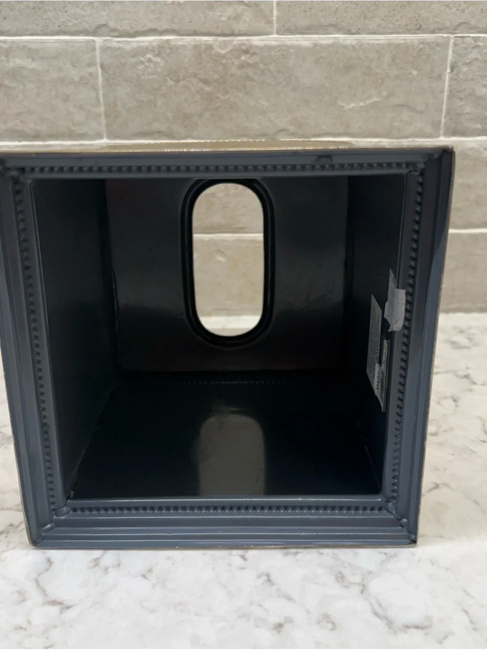 Gold Decorative Tissue Box Cover